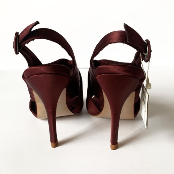 NWT ZARA QUILTED SATIN HEEL - Picture 6 of 9